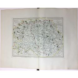 1806, Tardieu, La Marche, France, carte ancienne, antiquarian map.