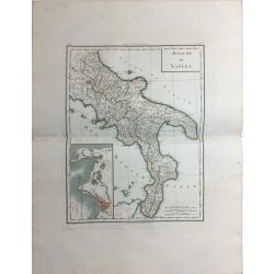 1806, Tardieu, Royaume de Naples, Naples, Napoli, Sicile, Sicily, Sicilia, Italie, Italy, carte ancienne, antiquarian map.
