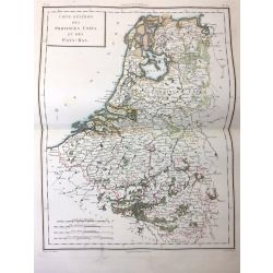 1806, Tardieu, Provinces-Unies, Pays-Bas, Belgique, Netherlands, carte ancienne, antiquarian map.