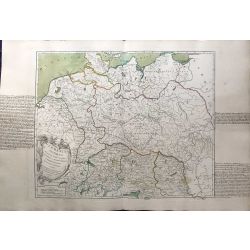 1756 Vaugondy carte ancienne, antiquarian map Germany, Germania antiqua,landkarte, kupferstich, 