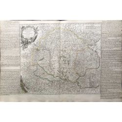 1751 Vaugondy carte ancienne, antiquarian map,landkarte, kupferstich,  royaume de Hongrie transilvanie Sclavonie Croatie Valaquie Bosnie Servie Bulgarie