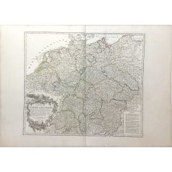1792, Vaugondy, , Allemagne, Germany, Deutschland, carte ancienne, antiquarian map, Landkarte.