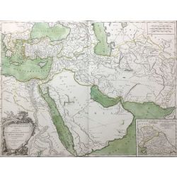 1753 Vaugondy, Antiquor Imperiorum, Empire d'Alexandre le Grand, Macédoine, Empire of Alexander, Macedonia, carte ancienne, antiquarian map.