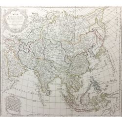 1791, Vaugondy, Delamarche, Asie, Asia, carte ancienne, antiquarian map.