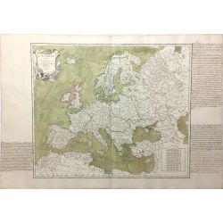 1756, Vaugondy, Europe, carte ancienne, antiquarian map.