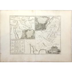 1780, Vaugondy, Sanson, Canaan, Terre Sainte, Palestine, Holy Land, carte ancienne, antiquarian map.